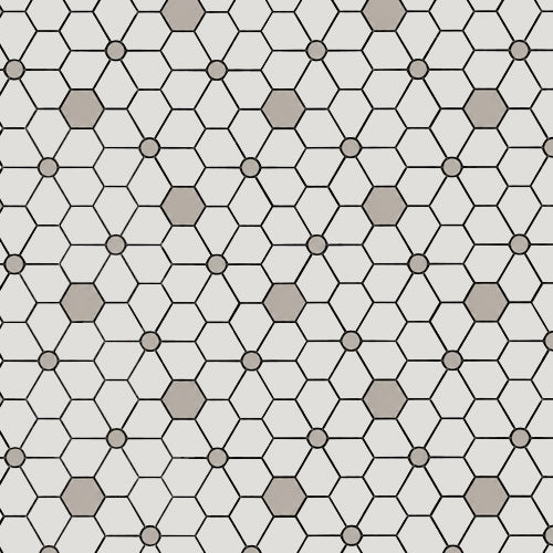 Luxe Cosmos Grey Polished Mosaic
