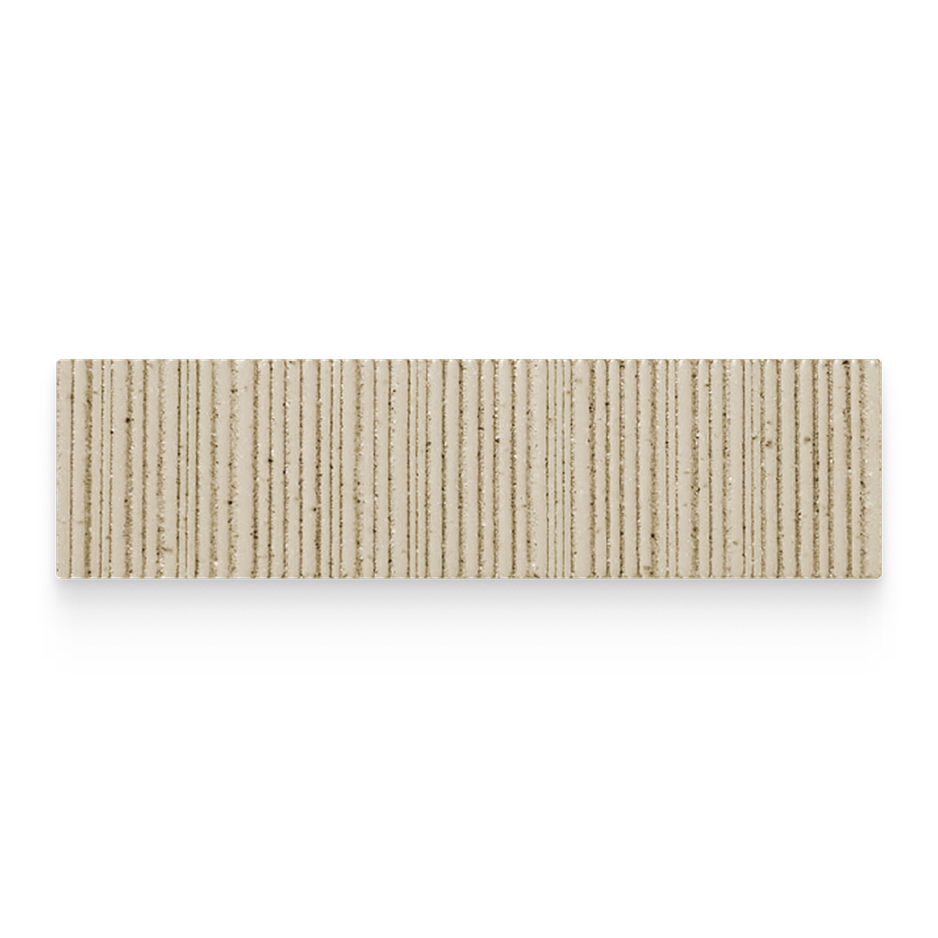 Mugi 2.5x9 Komugi Ribbed Rectangle Tile