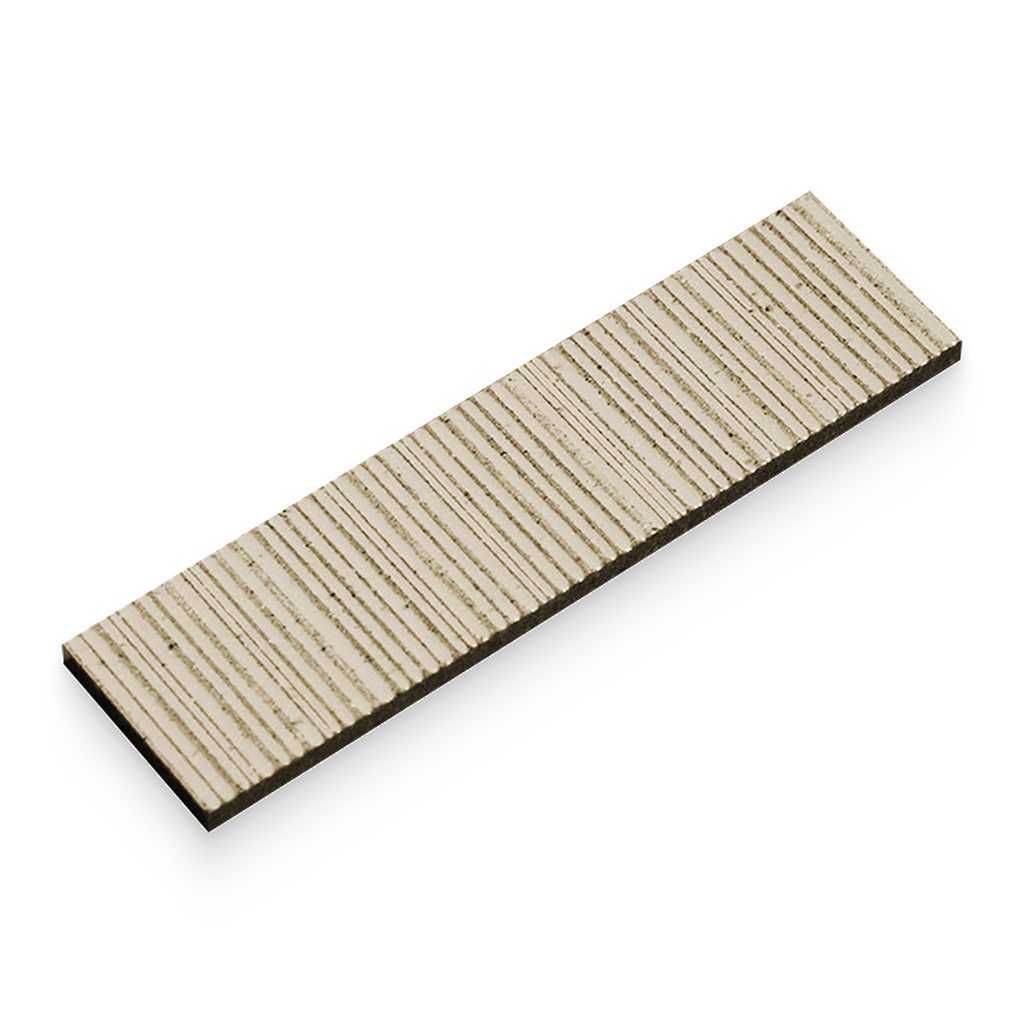 Mugi 2.5x9 Komugi Ribbed Rectangle Tile