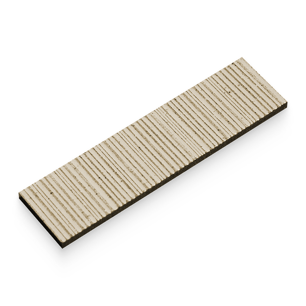 Mugi 2.5x9 Komugi Ribbed Rectangle Tile
