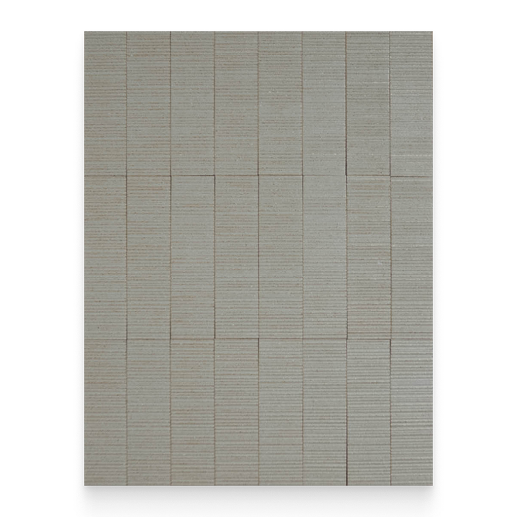 Mugi 2.5x9 Kuki Ribbed Rectangle Tile