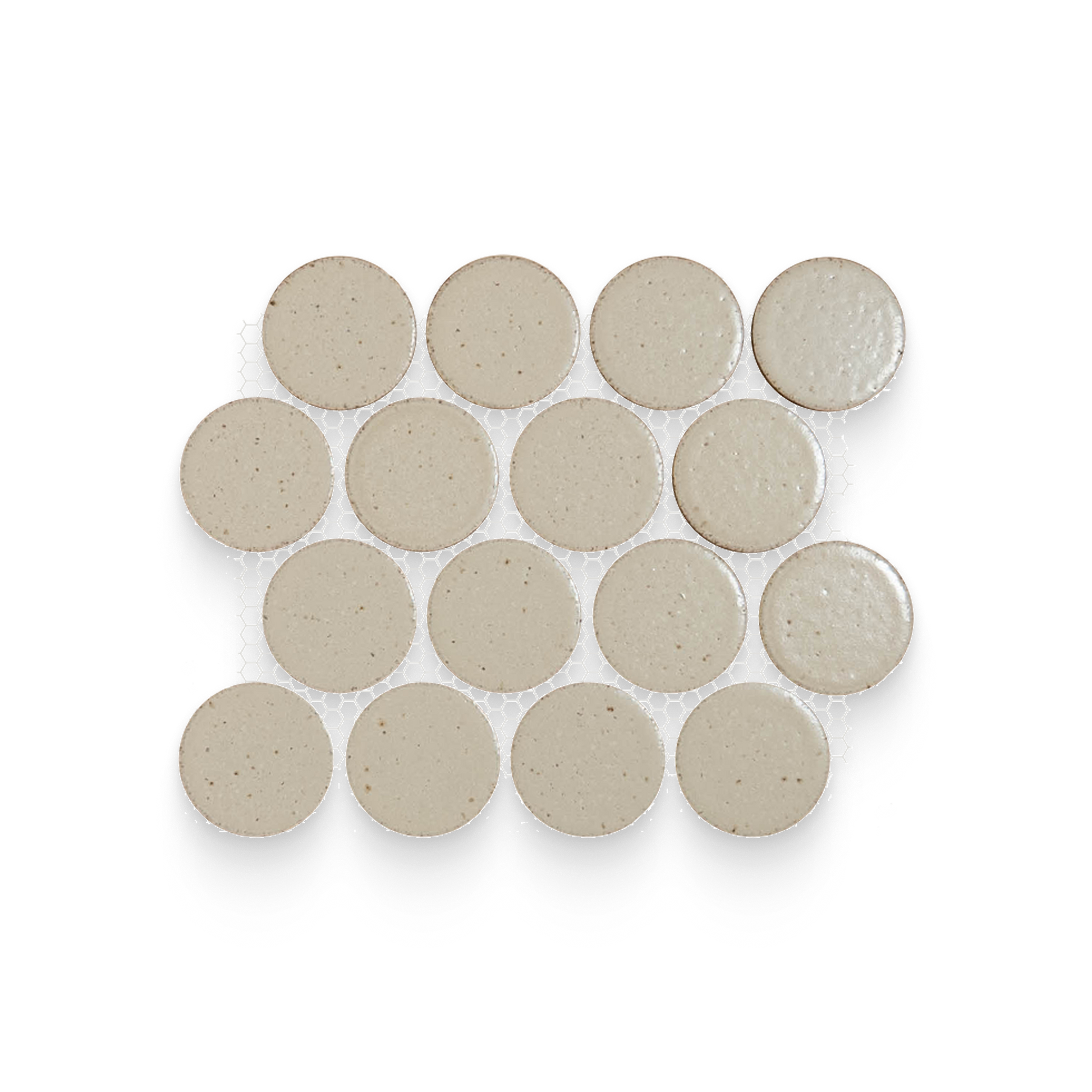 Mugi 2.75x2.75 Komugi Matte Round Mosaic