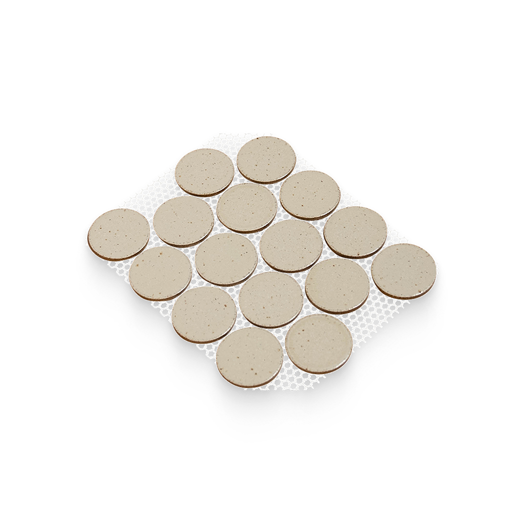 Mugi 2.75x2.75 Komugi Matte Round Mosaic