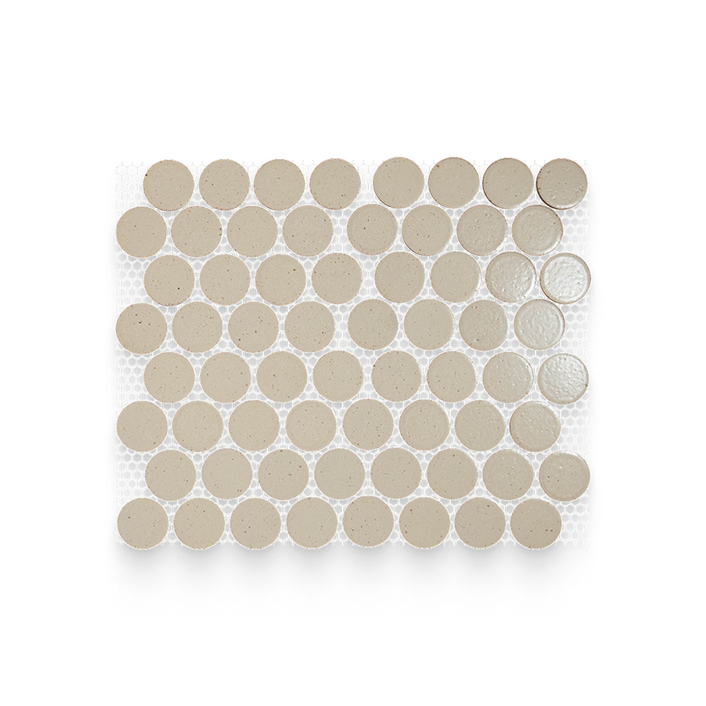 Mugi 2.75x2.75 Komugi Matte Round Mosaic