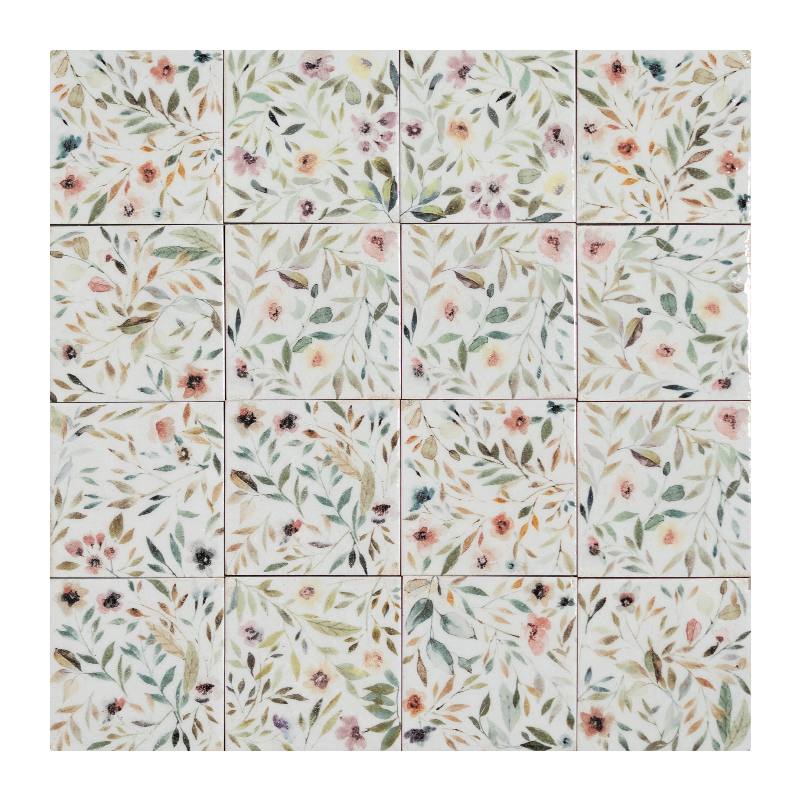 Maiolica 6x6 Garden Glossy Square Tile