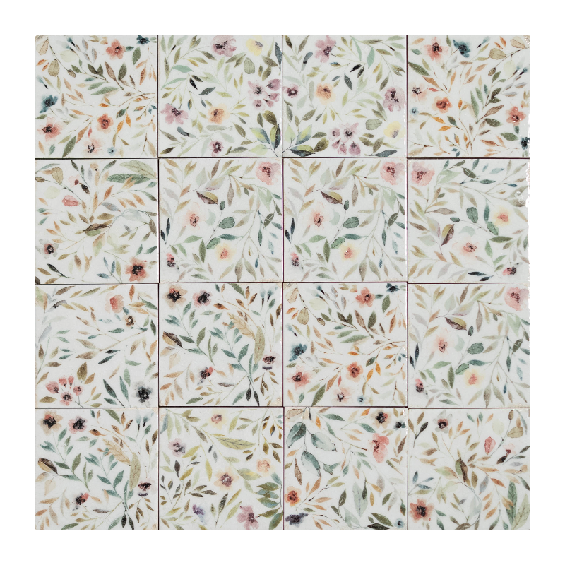 Maiolica 6x6 Garden Glossy Square Tile