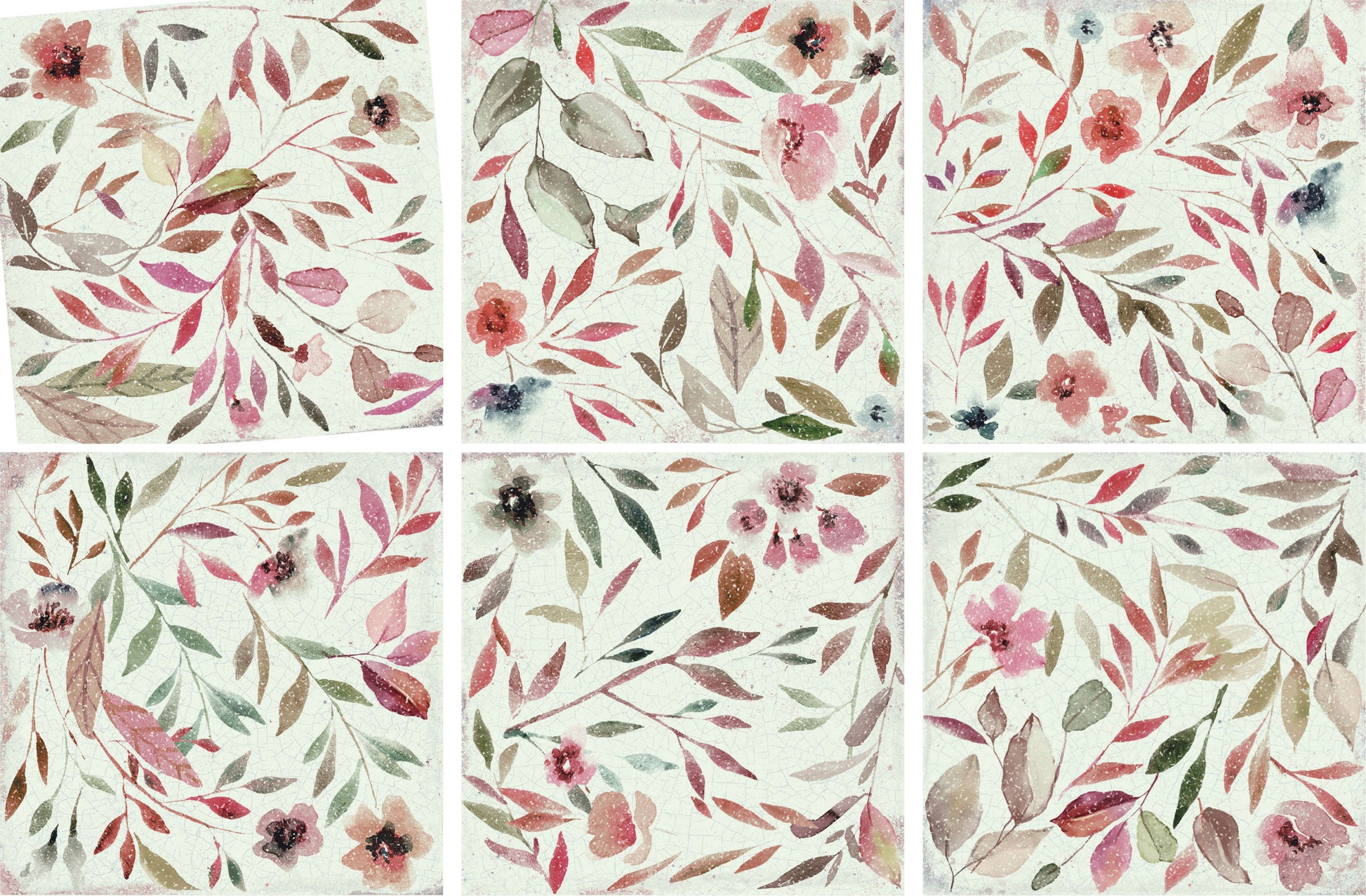 Maiolica 6x6 Garden Glossy Square Tile