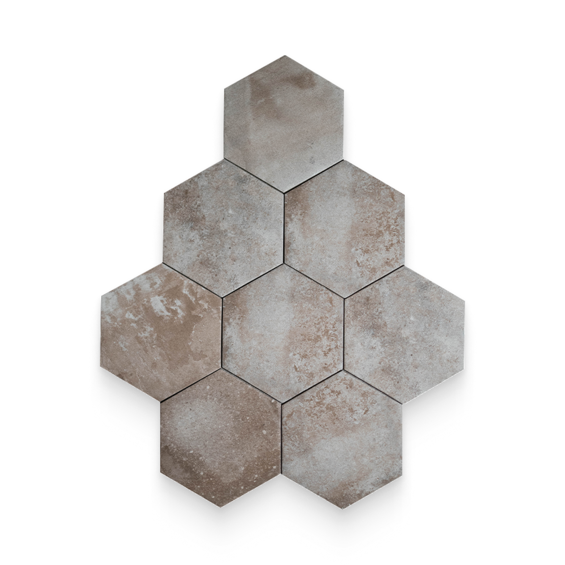 Malaga 11x13 Downtown Matte Hexagon Tile