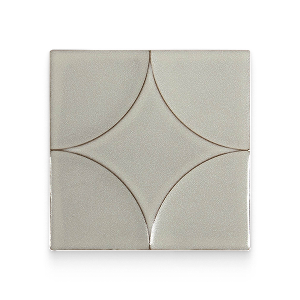 6x6 Moon Matte - Relief Square Tile
