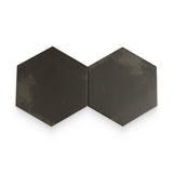 Radar 8x9 Negro Solid Matte Hexagon Tile