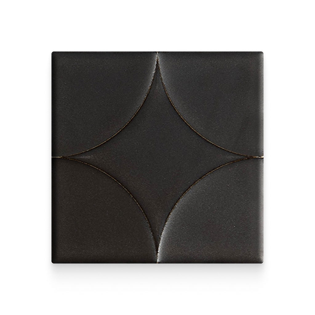 6x6 Night Matte - Relief Square Tile