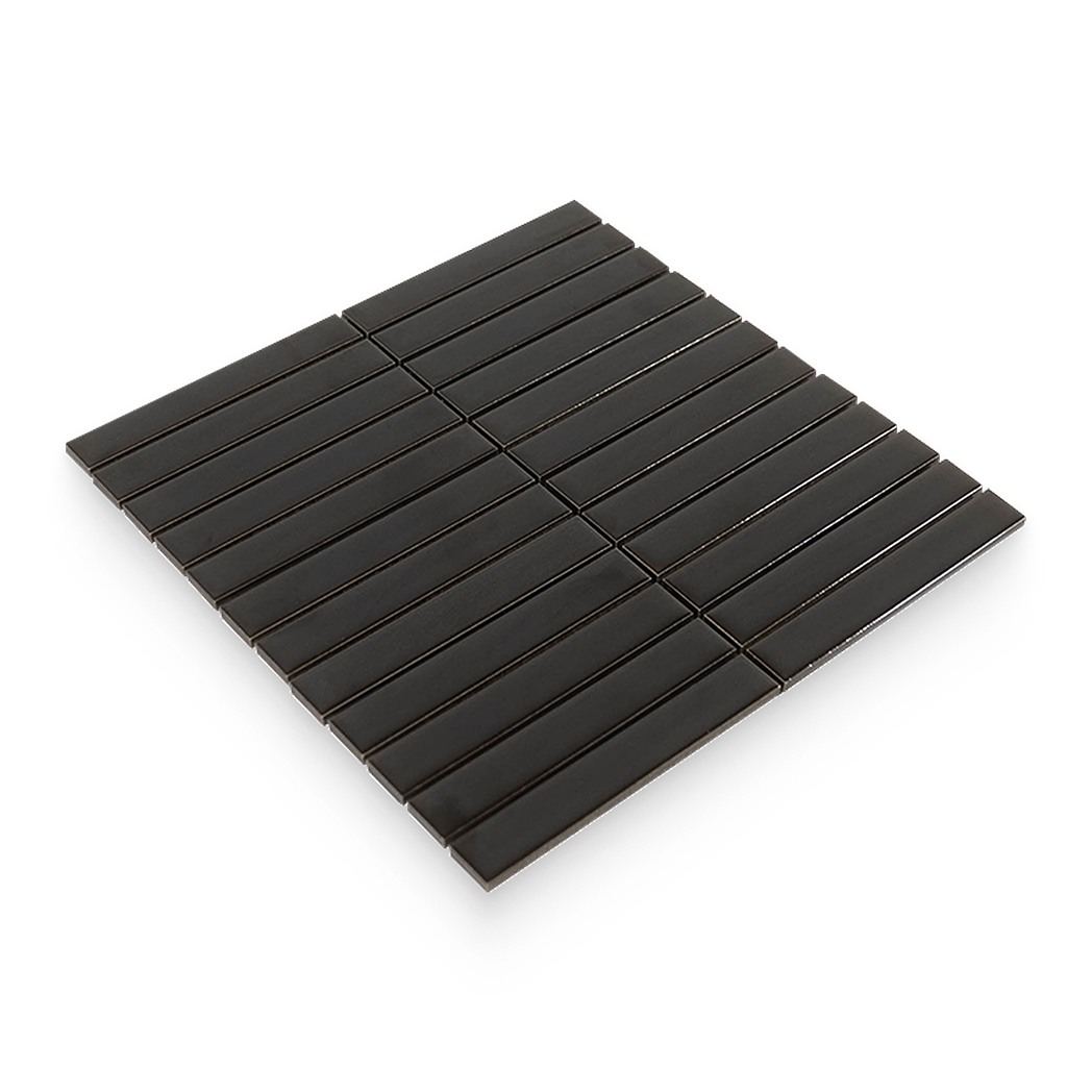 1x6 Night Matte Stacked Mosaic – Stone Products Unlimited
