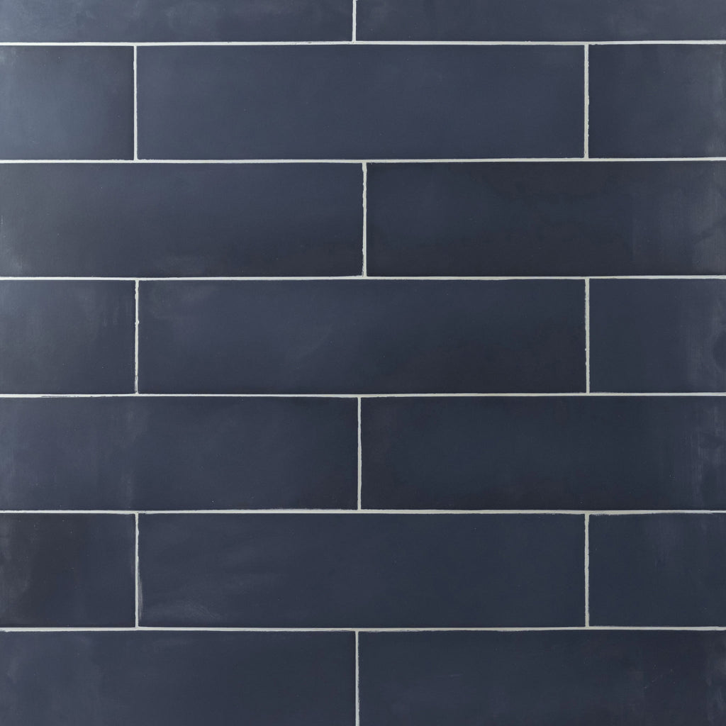 Forte 3.5x14.5 Glassy Blue Matte Rectangle Tile