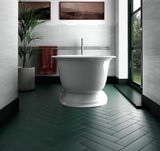 Forte 3.5x14.5 Viridian Green Matte Rectangle Tile