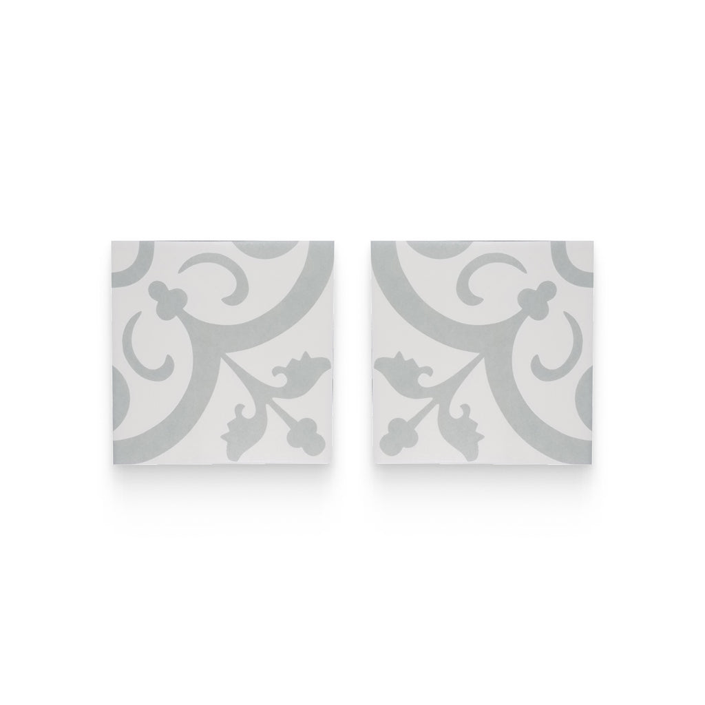 Valencia Deco 6x6 Perla Chic Matte Square Tile
