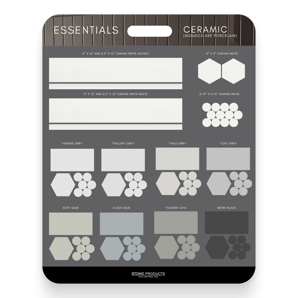Ceramic/ Porcelain Library Board Bundle