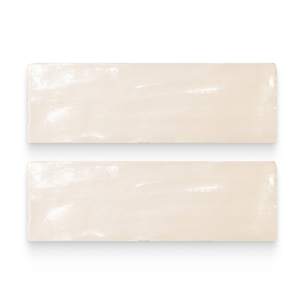 Magma 2.5x8 Cream Glossy Rectangle Tile