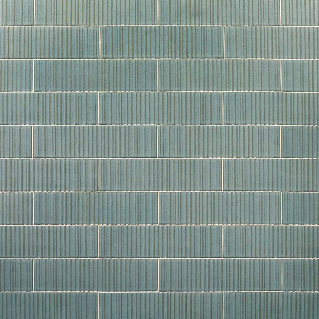 Akuza 2.5x9 Sky Ribbed Rectangle Tile