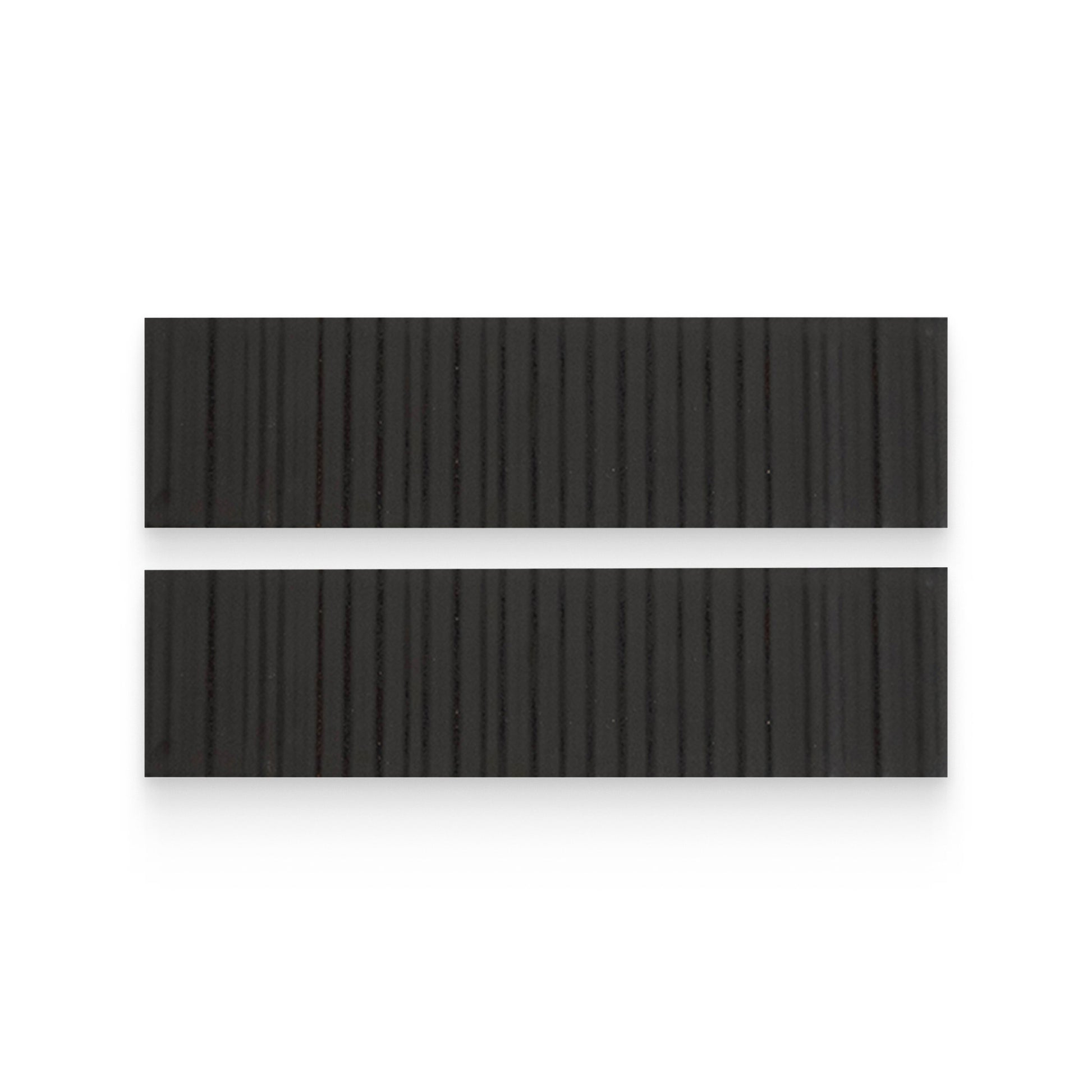 Akuza 2.5x9 Night Ribbed Rectangle Tile