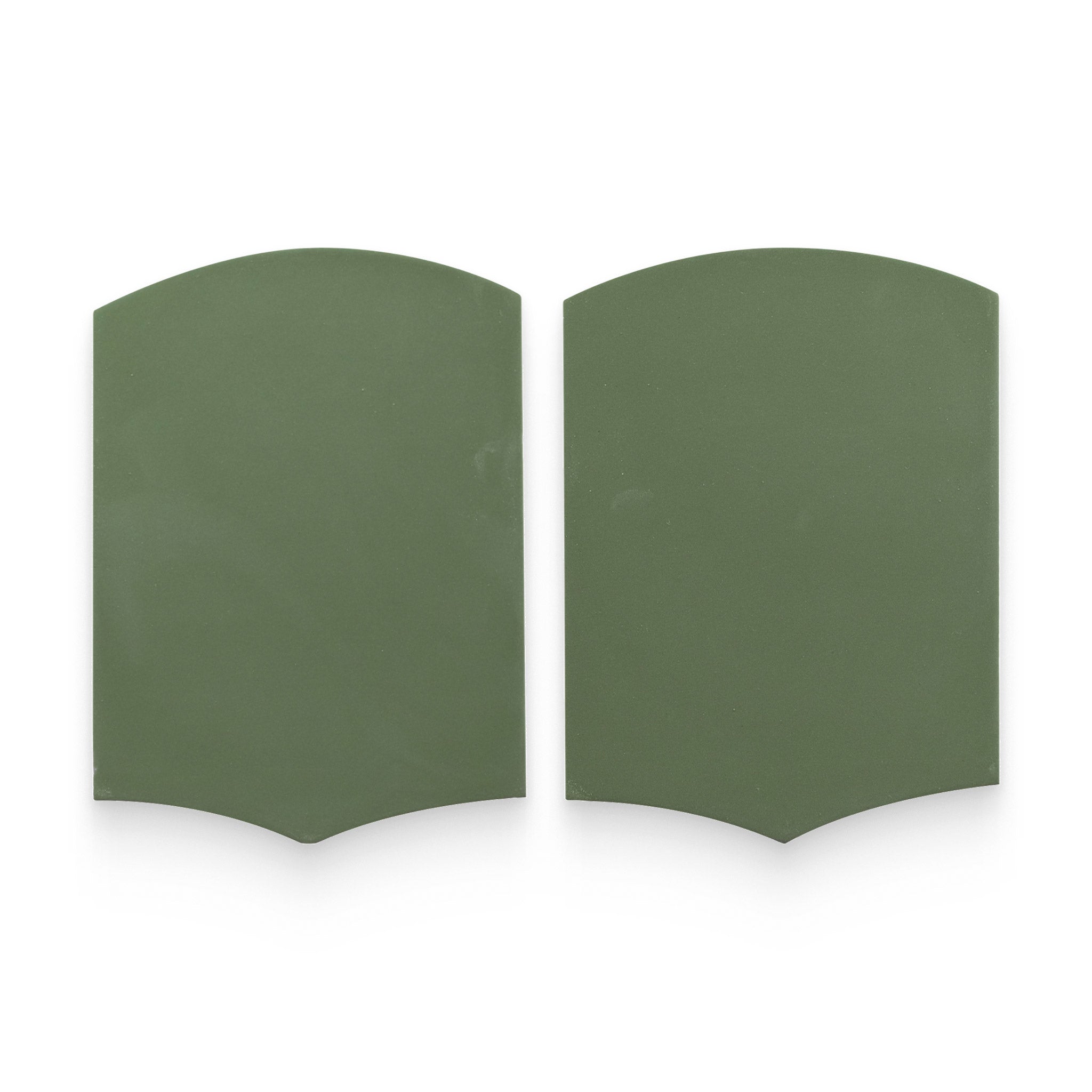 Capri 5.5x4 Pesto Matte Fan Tile – Stone Products Unlimited