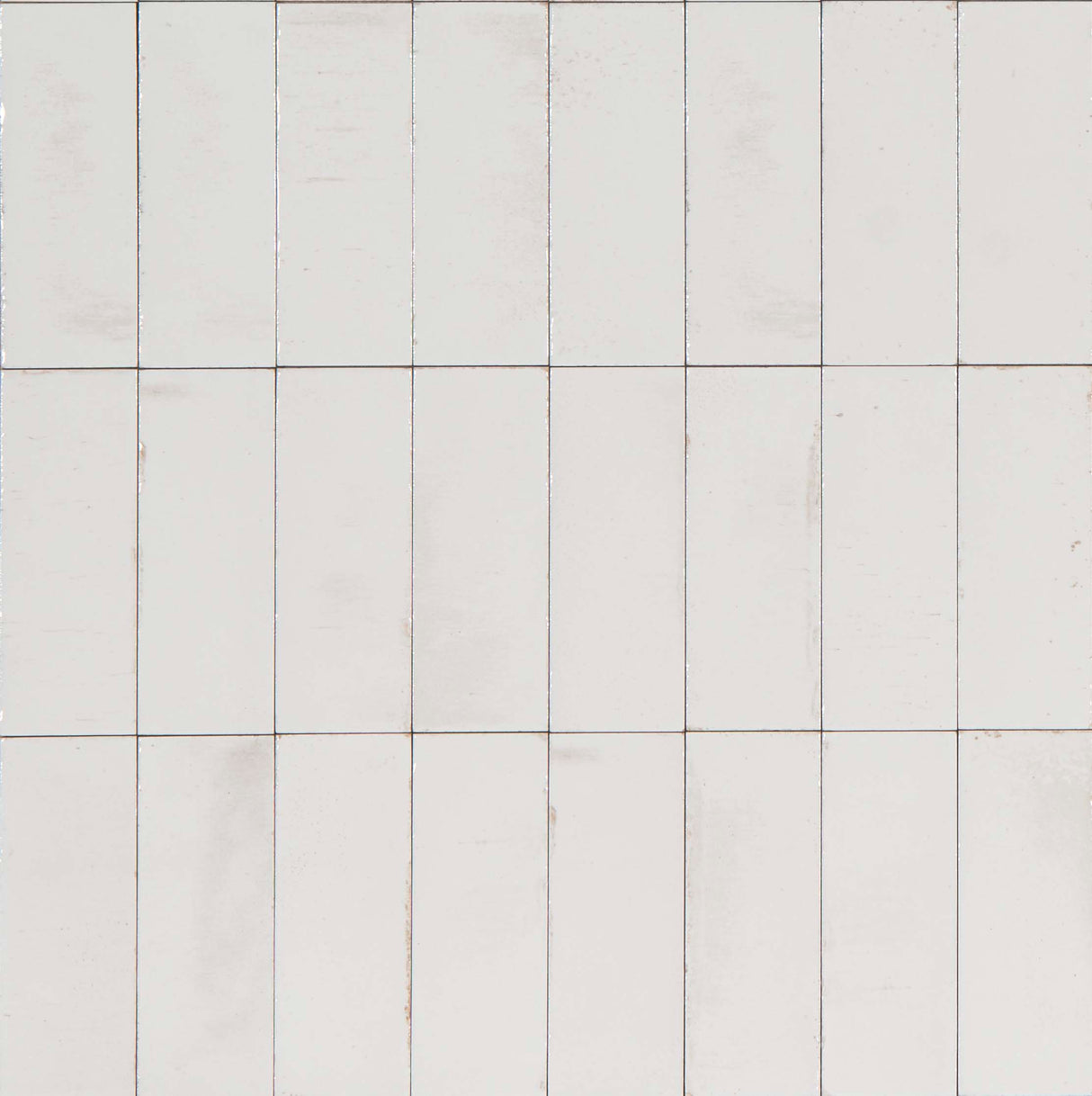 Breeze 2x6 Bianco Glossy Rectangle Tile
