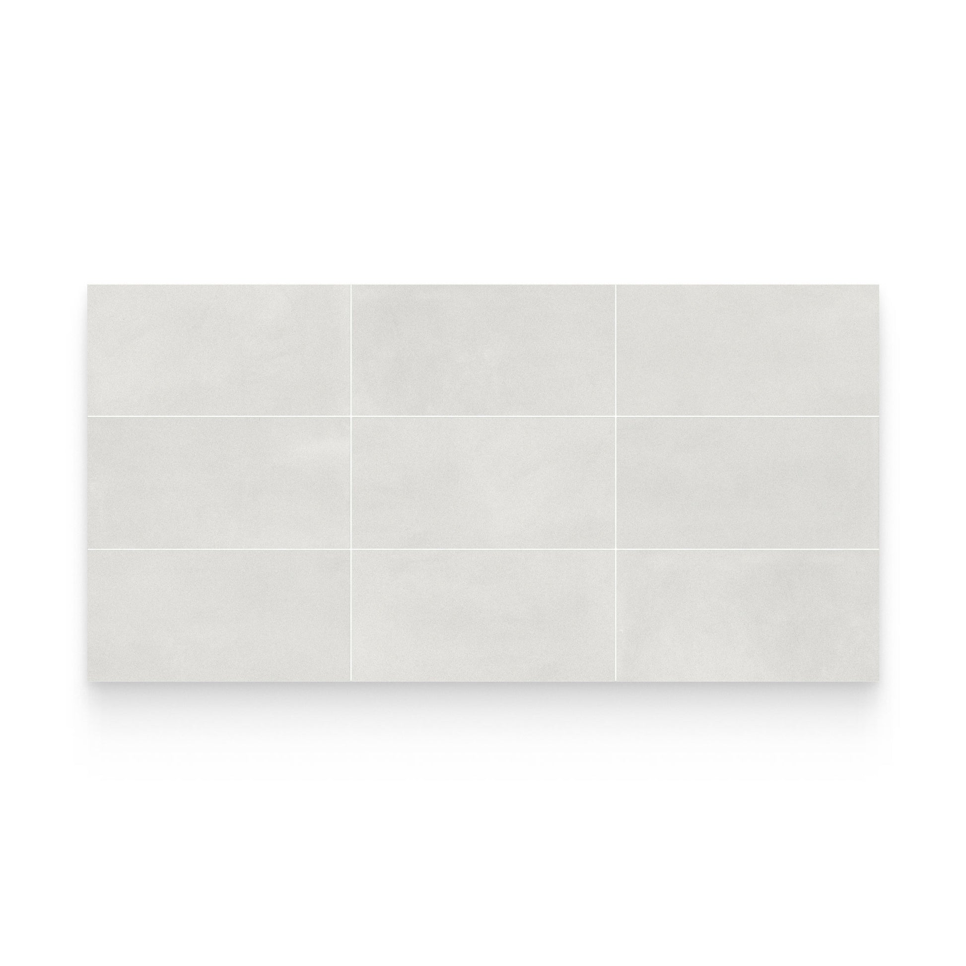 Masterplan 24x48 White Avenue Matte Rectangle Tile