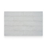 Watercolors 3x12 Silver Glossy Rectangle Tile