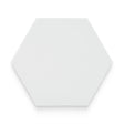Watercolors 6x6 Powder Glossy Hexagon Tile
