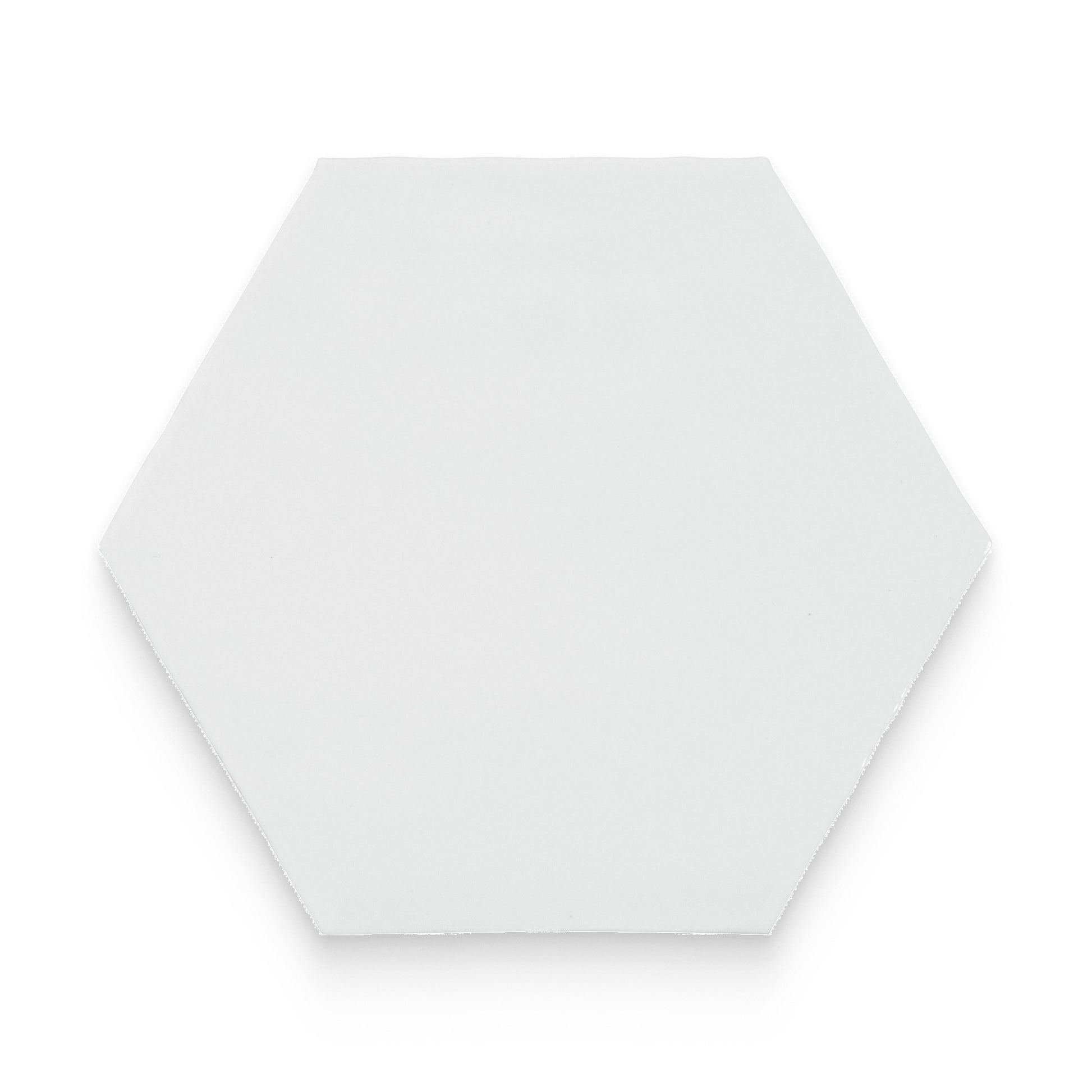 Watercolors 6x6 Powder Glossy Hexagon Tile