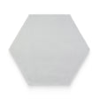 Watercolors 6x6 Silver Glossy Hexagon Tile