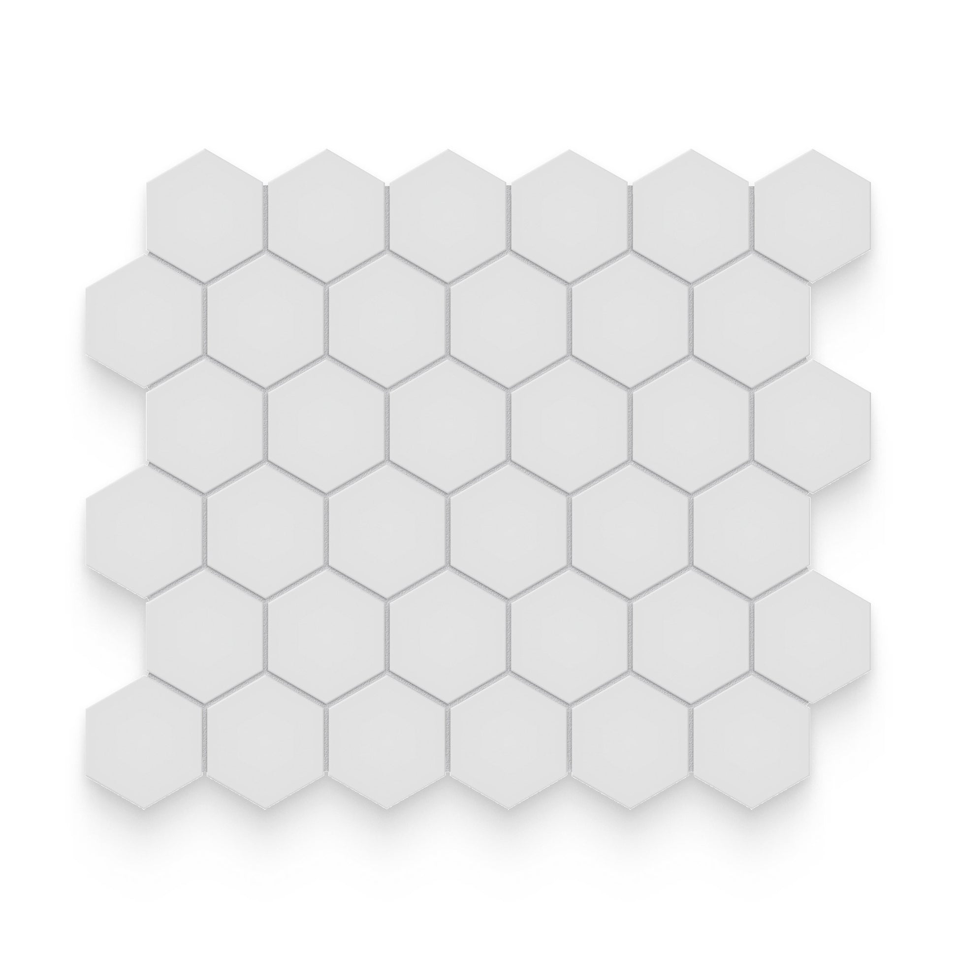 Essential 2x2 Gallery Grey Matte Hexagon Mosaic