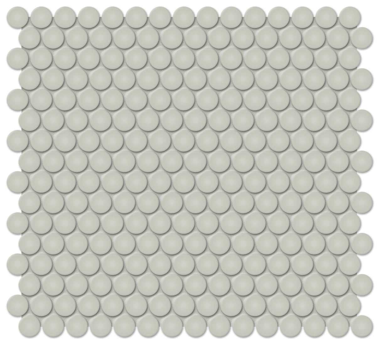 Essential 0.75x0.75 Soft Sage Matte Round Mosaic