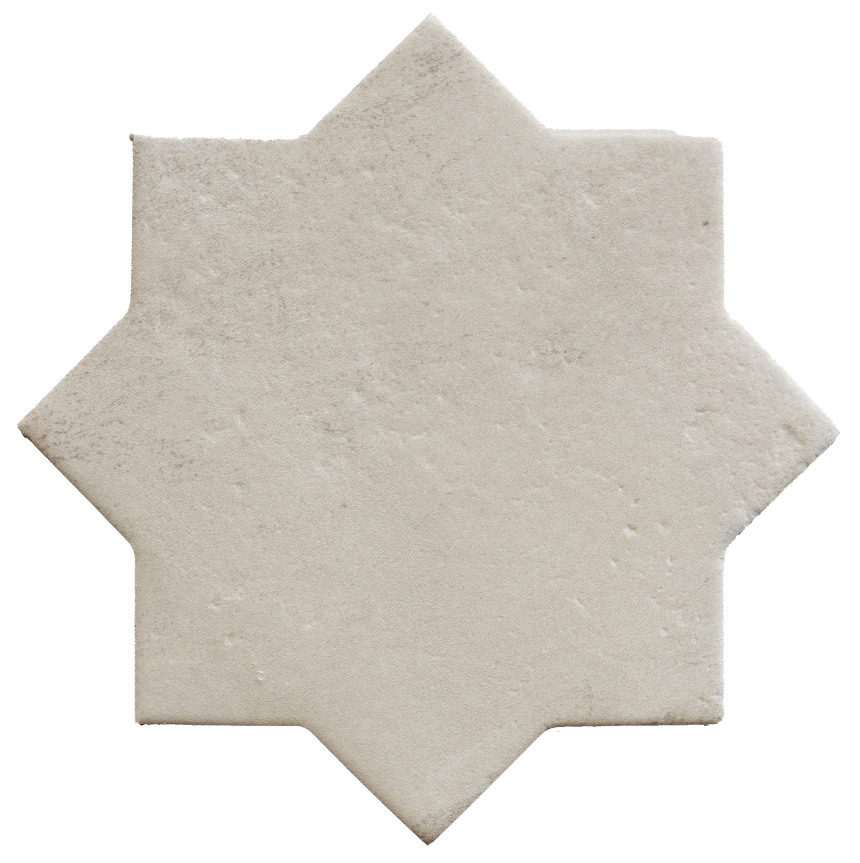 Star and Cross 6x6 Dove Matte Star Tile
