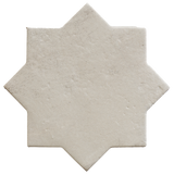 Star and Cross 6x6 Dove Matte Star Tile