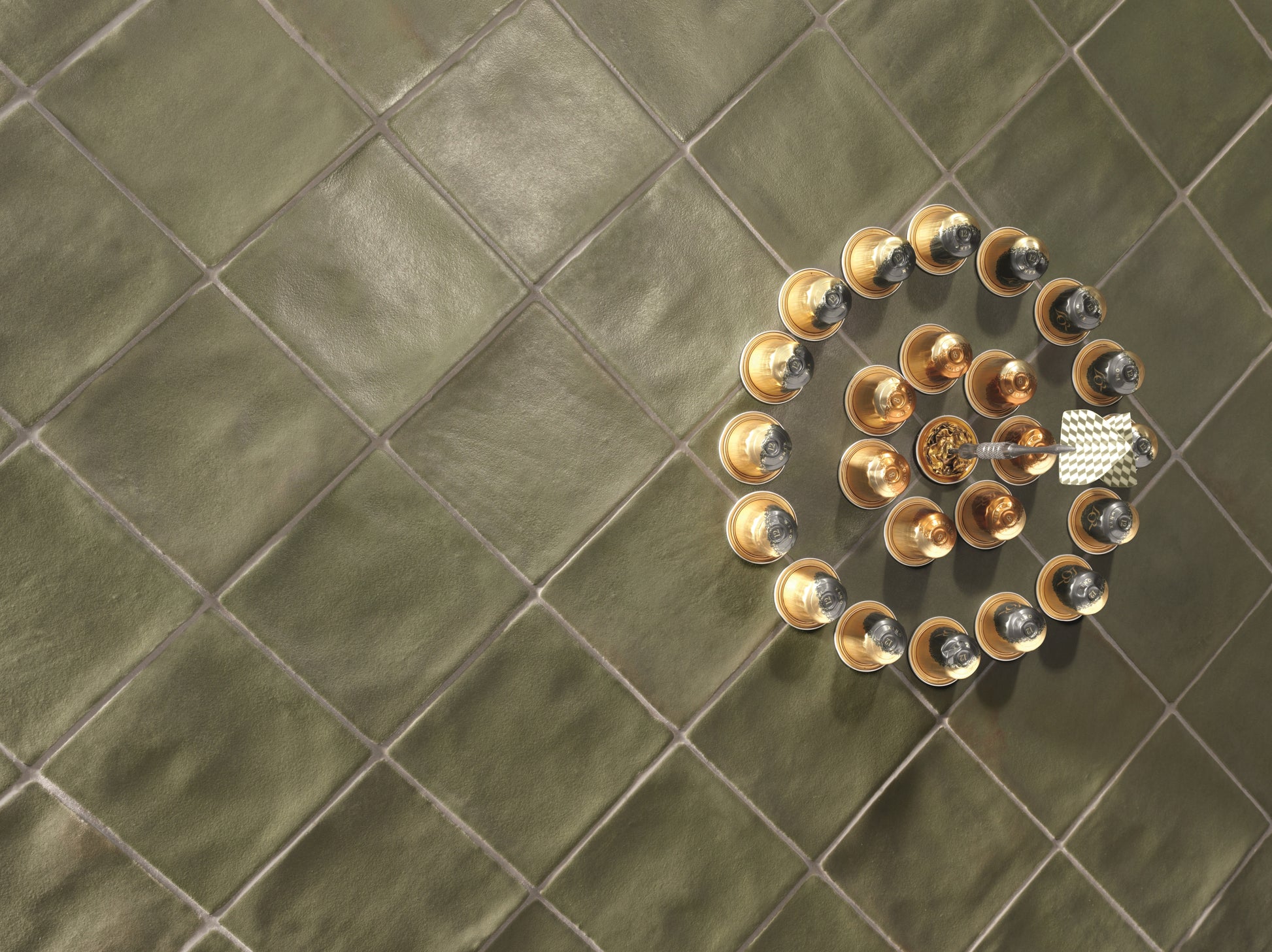 Revival 4x4 Kale Matte Square Tile