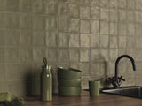 Revival 4x4 Kale Matte Square Tile