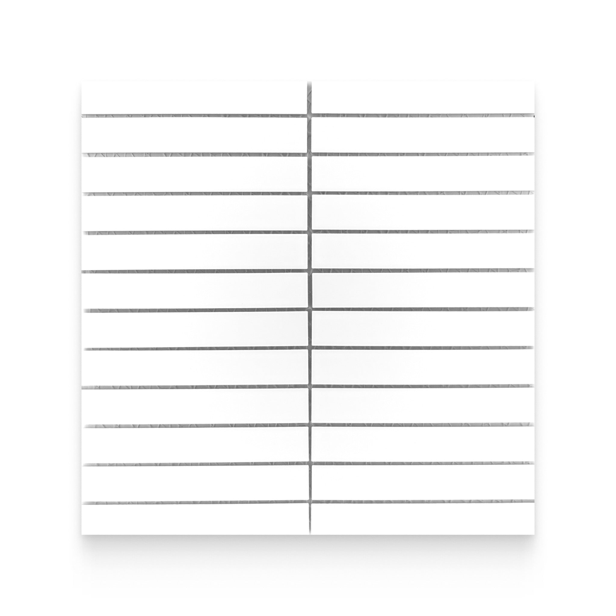 Akuza 1x6 Day Matte Stacked Mosaic – Stone Products Unlimited