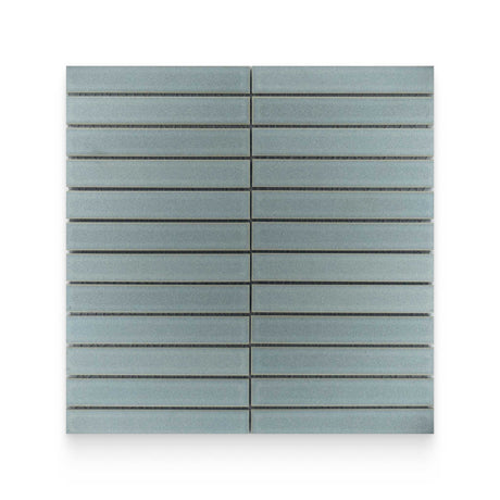 Akuza 1x6 Sky Matte Stacked Mosaic