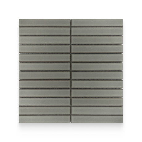 Akuza 1x6 Moon Matte Stacked Mosaic