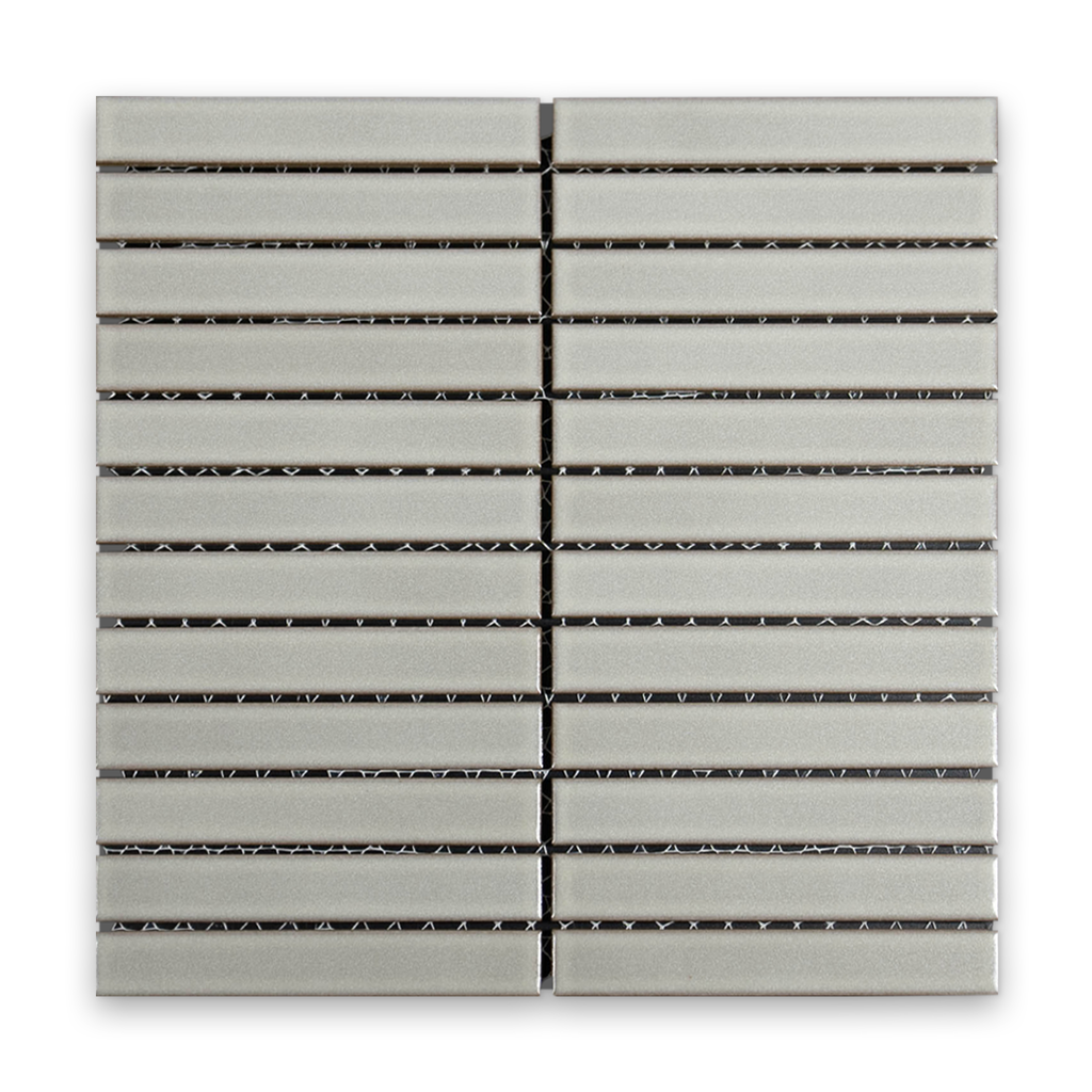 Akuza 1x6 Moon Matte Stacked Mosaic