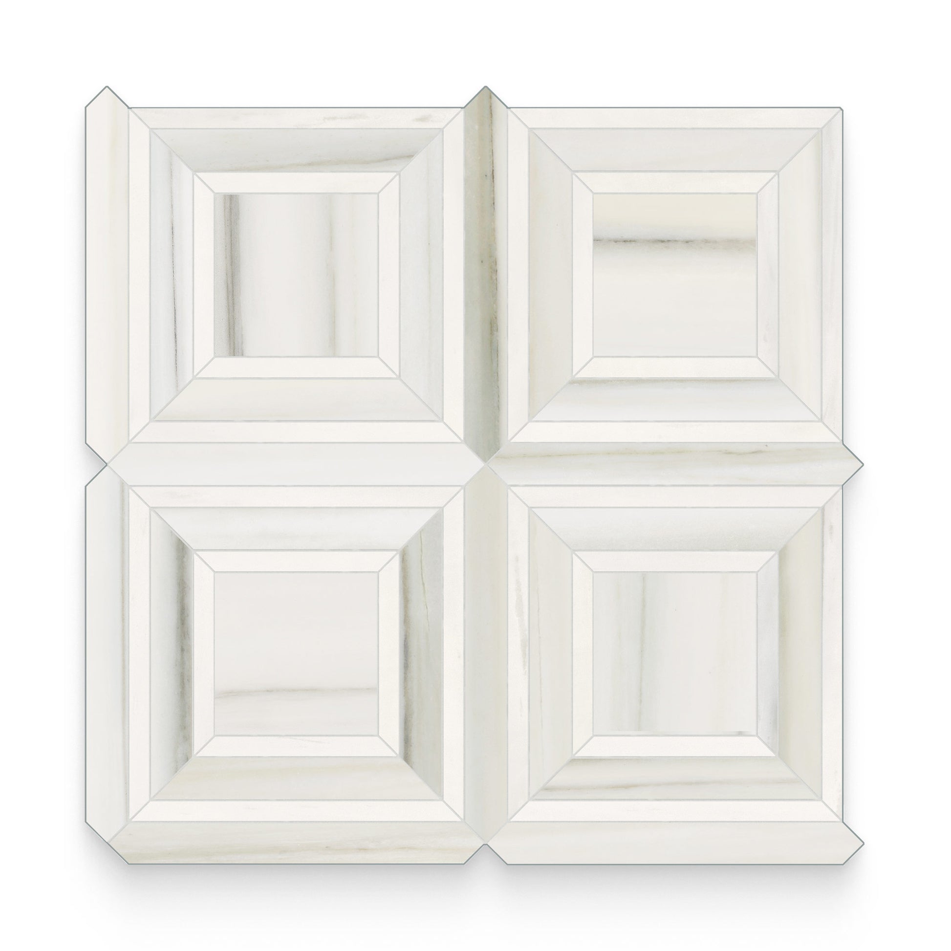 Cosmopolitan Zebrino Polished Piazza Mosaic