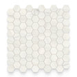 Cosmopolitan 1.25x1.25 Suave Bianco Polished Hexagon Mosaic