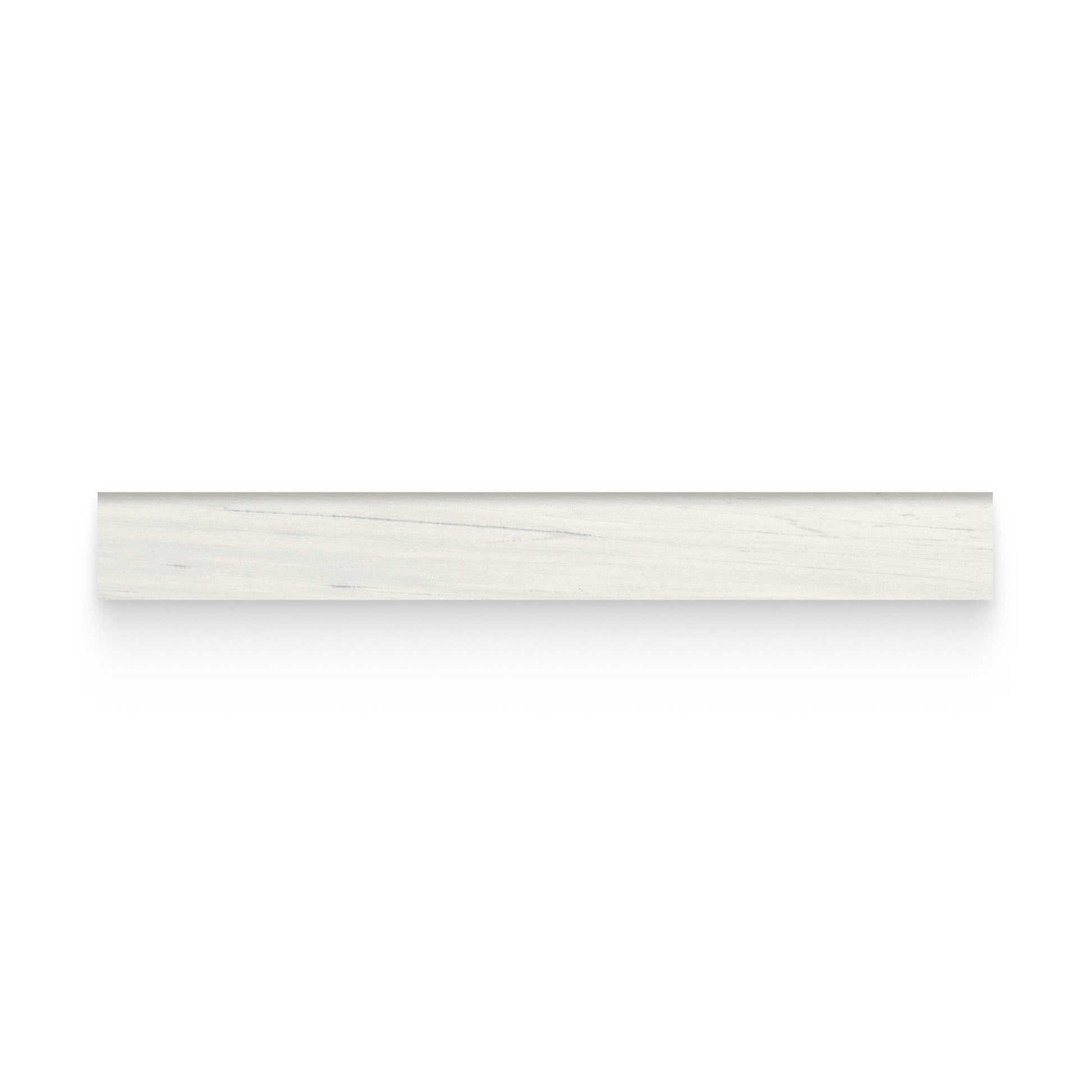 Cosmopolitan 3x24 Suave Bianco Polished Bullnose Trim