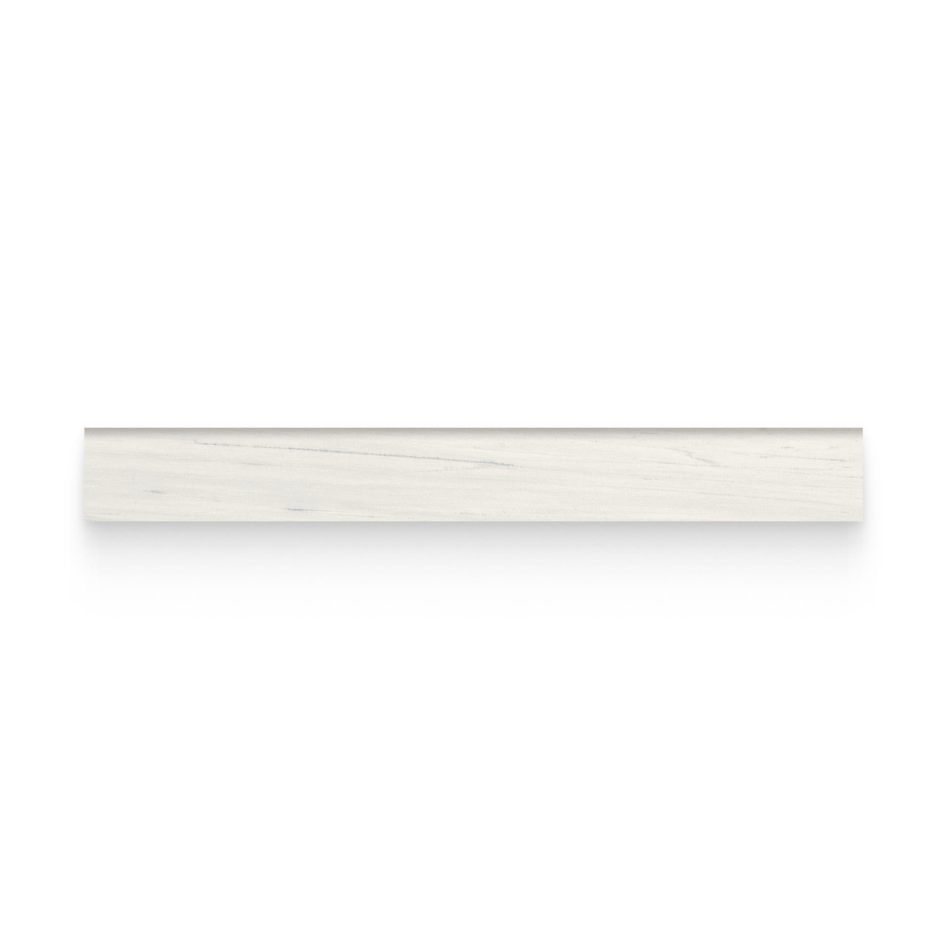 Cosmopolitan 3x24 Suave Bianco Matte Bullnose Trim