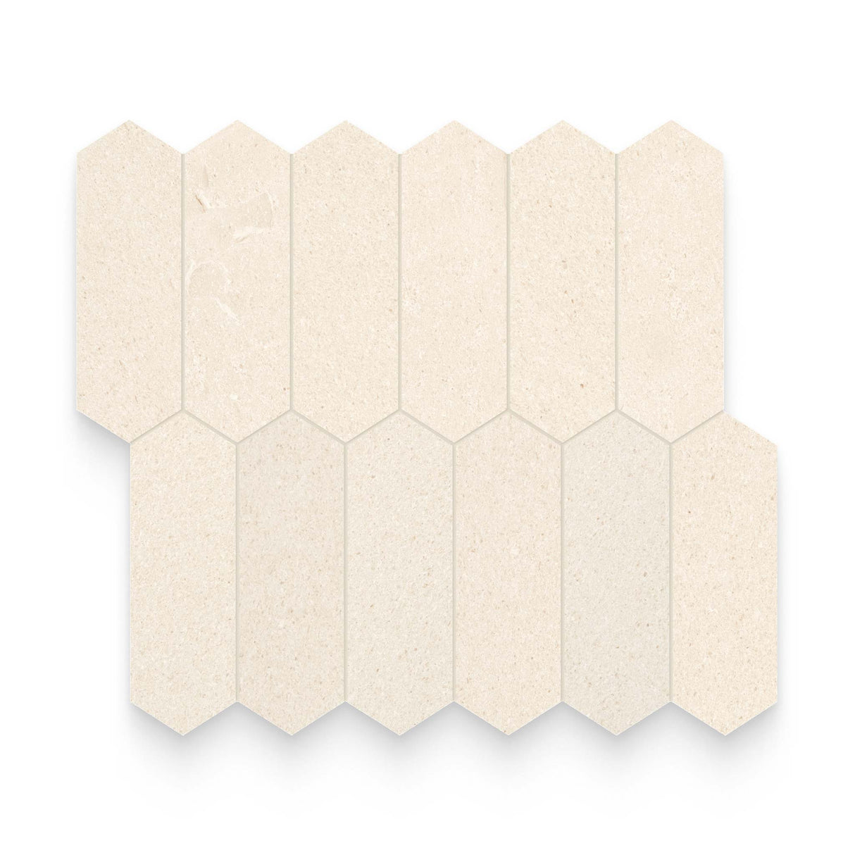 2x6 Caliza Capri Honed Picket Mosaic