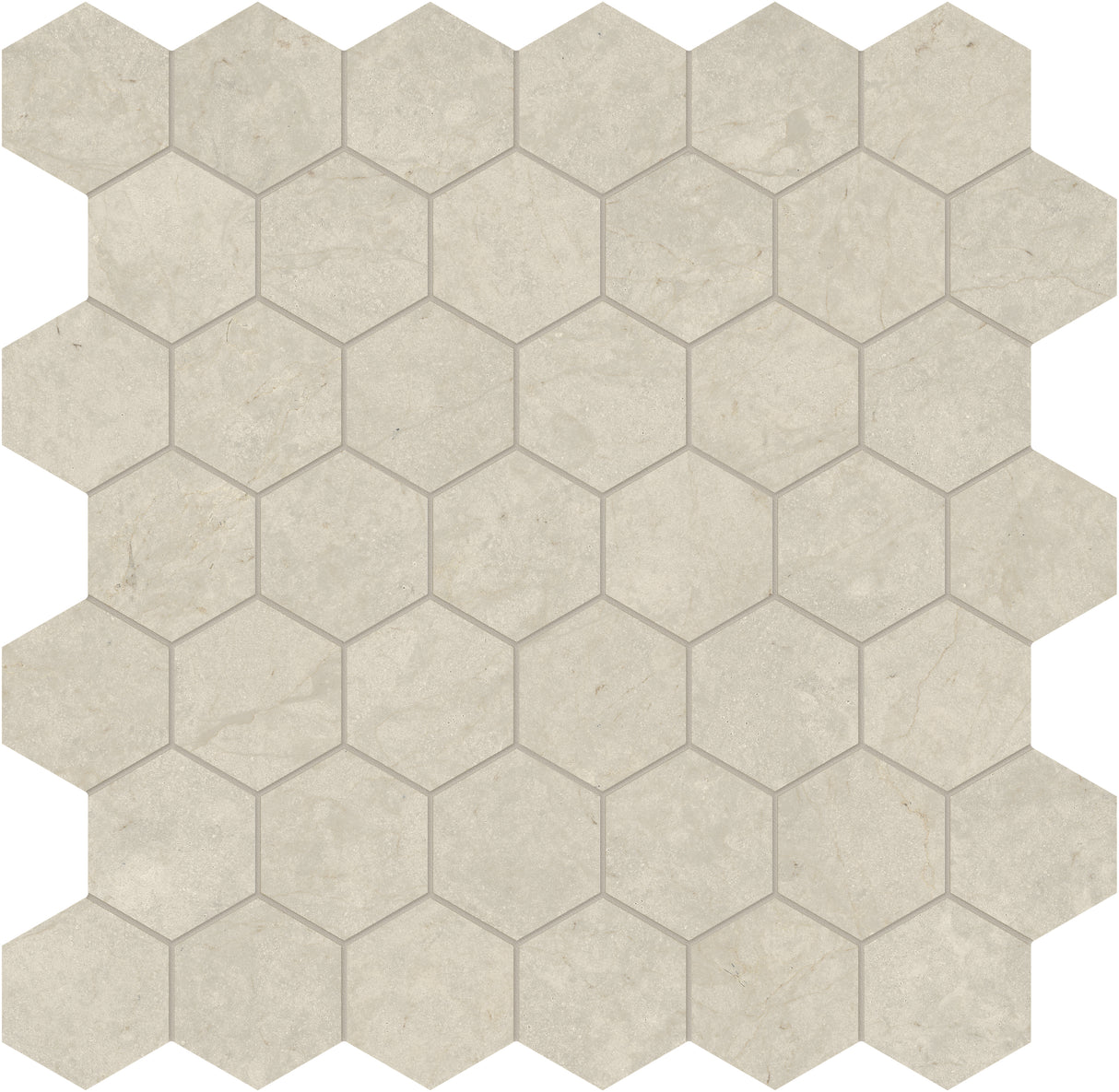 2x2 Mojave Dunes Honed Hexagon Mosaic