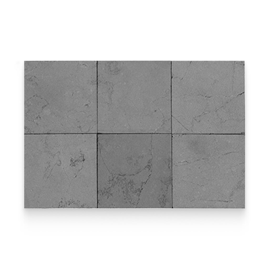 6x6 Arya Grey Textured Square Tile