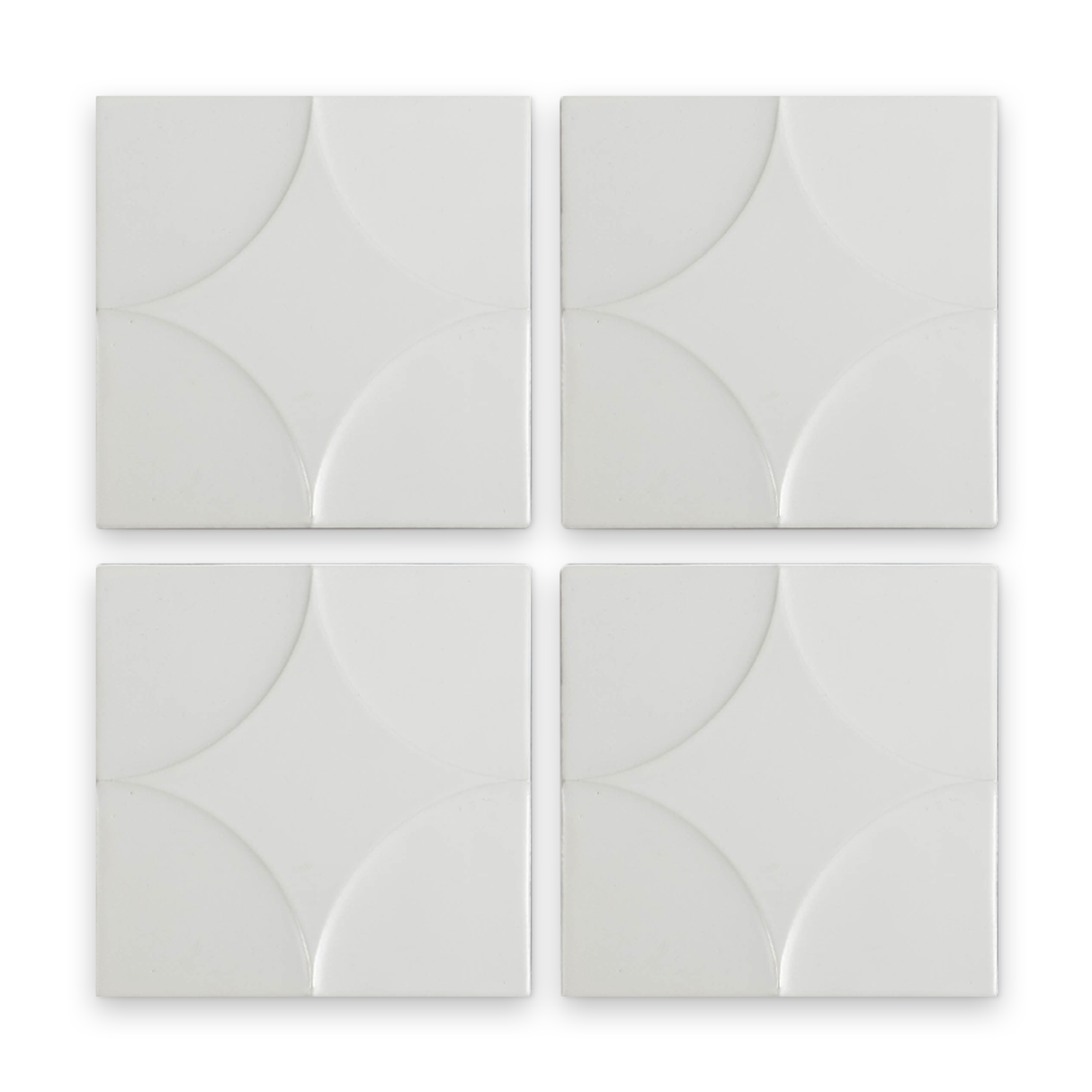 Akuza 6x6 Day Matte - Relief Square Tile - Sample