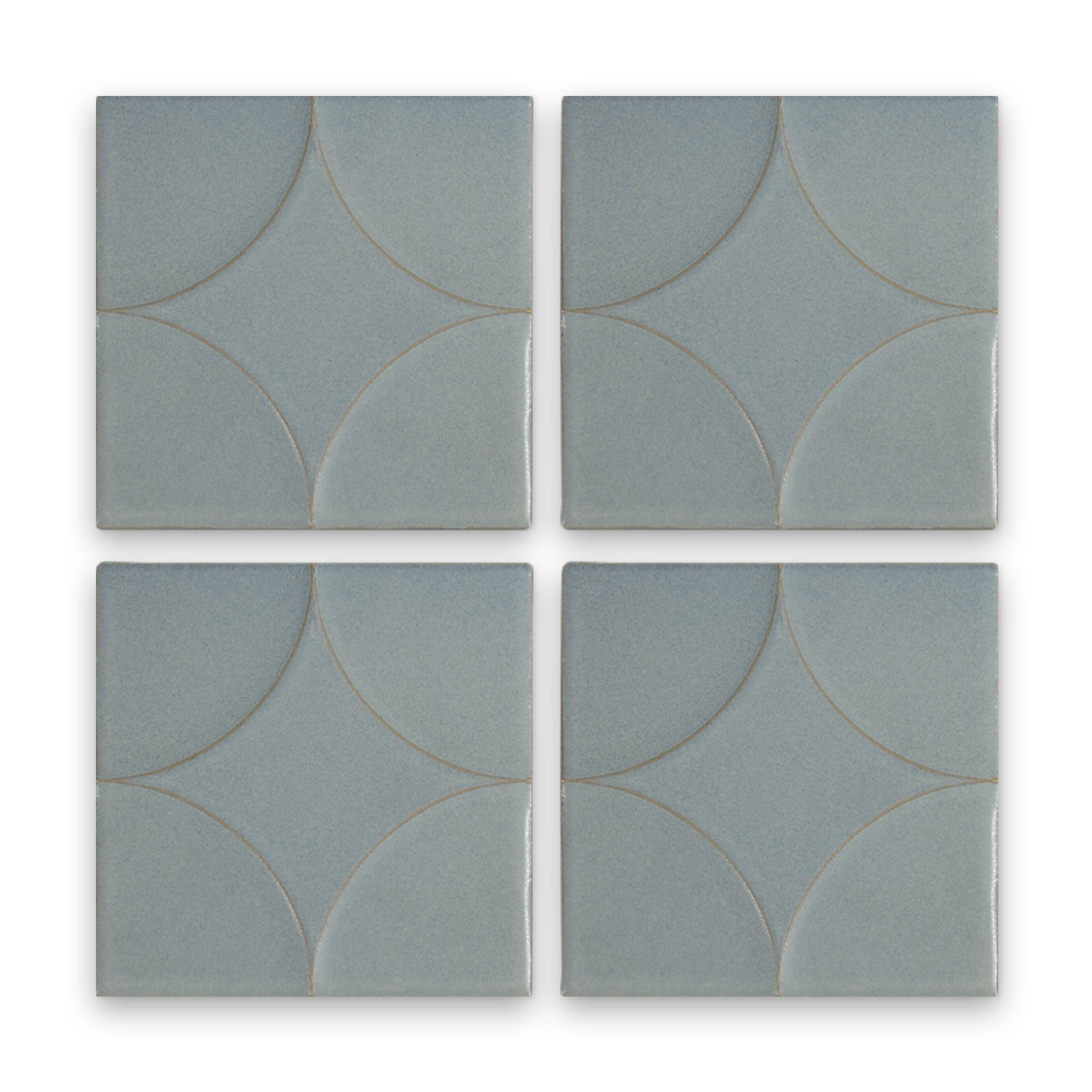 6x6 Sky Matte - Relief Square Tile Sample
