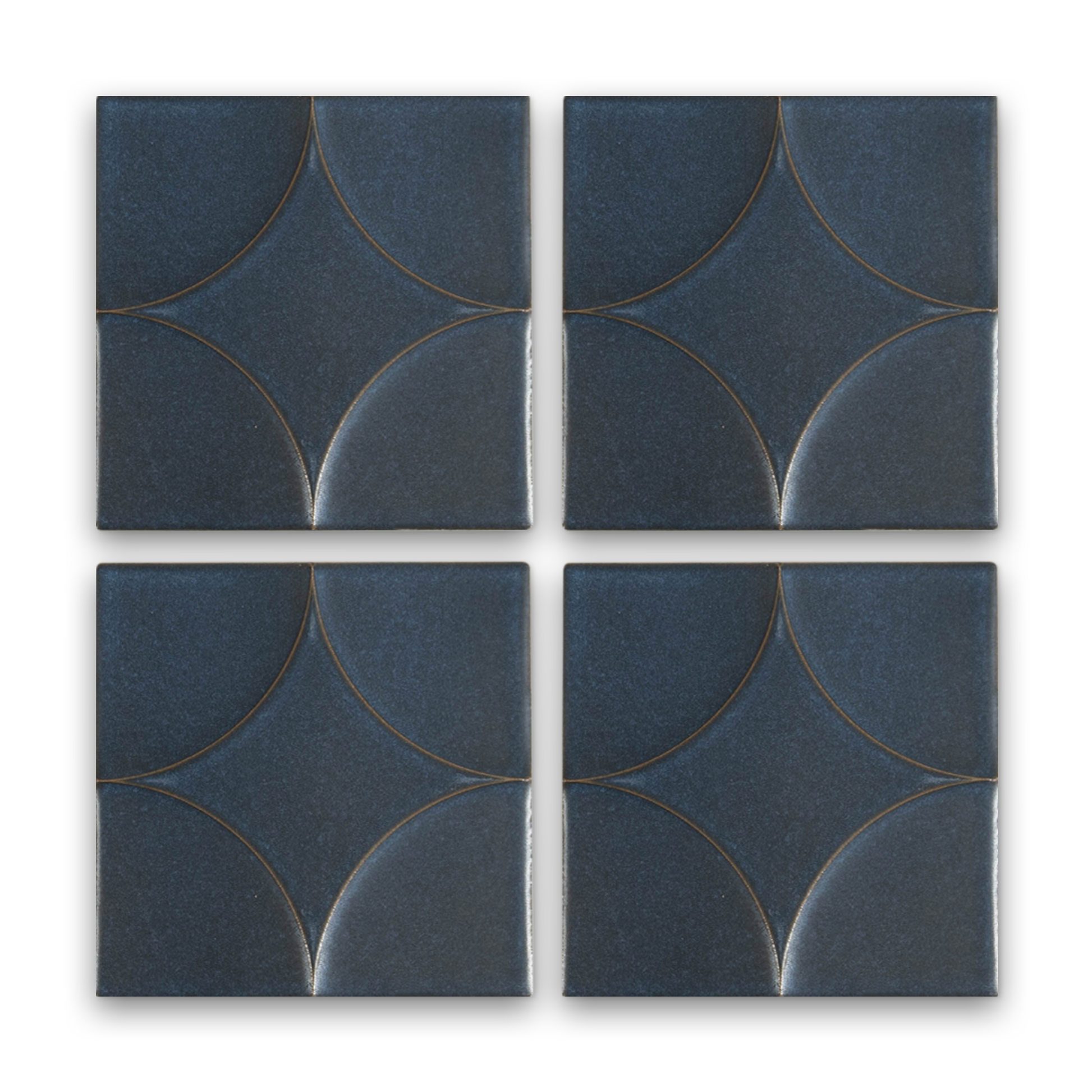 Akuza 6x6 Storm Matte - Relief Square Tile
